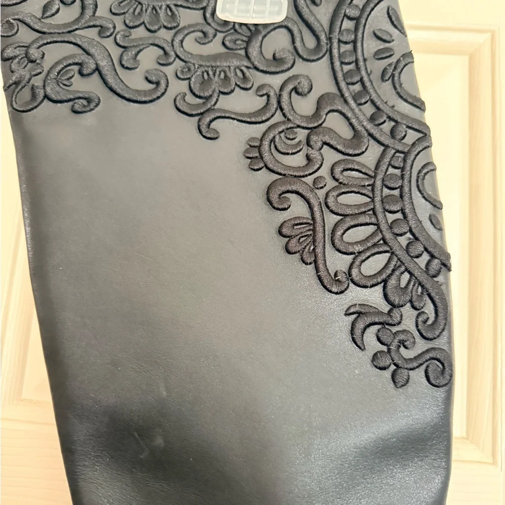 Gianni Bini Leather Boots - Picture 2 of 14